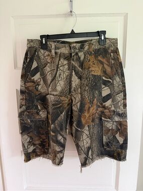 Wrangler Camo Cargo Shorts